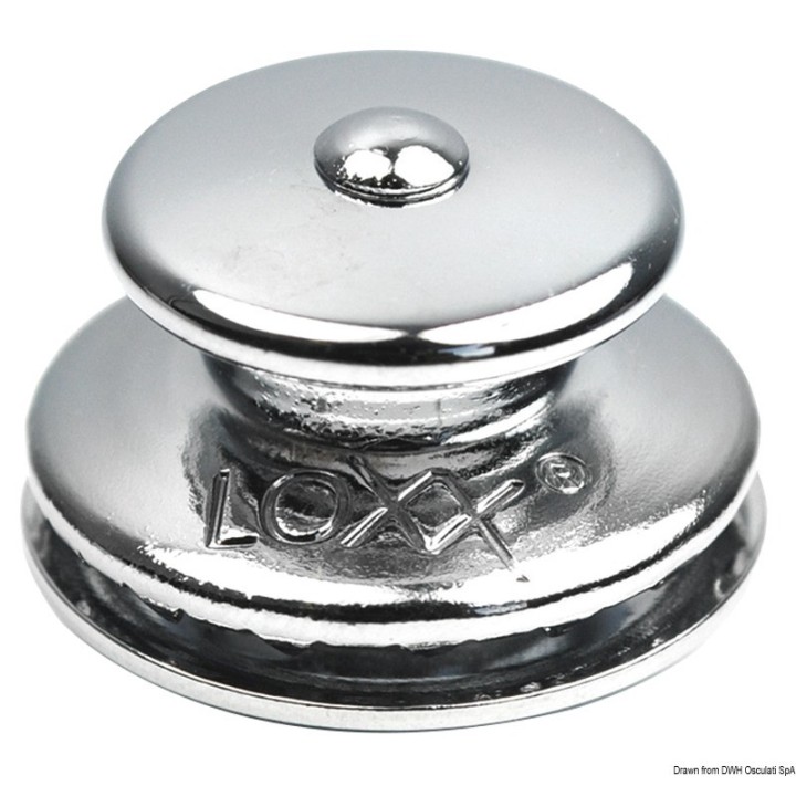 Bouton pression Loxx - Mâle & Femelle en Acier, Inox & Laiton