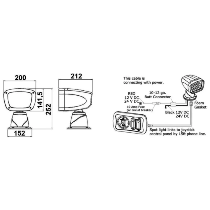 Projecteur éléctrique LED