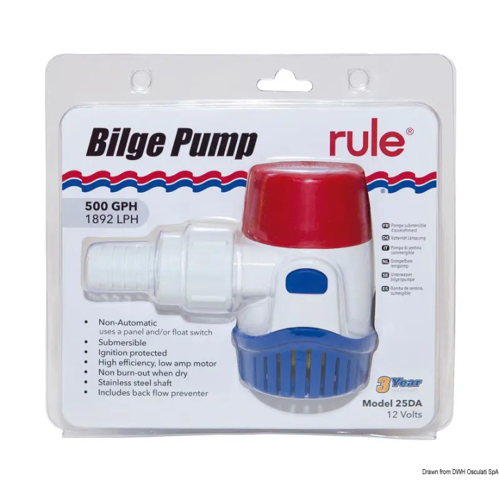 Pompe immergée Rule New Generation auto 800 12 V