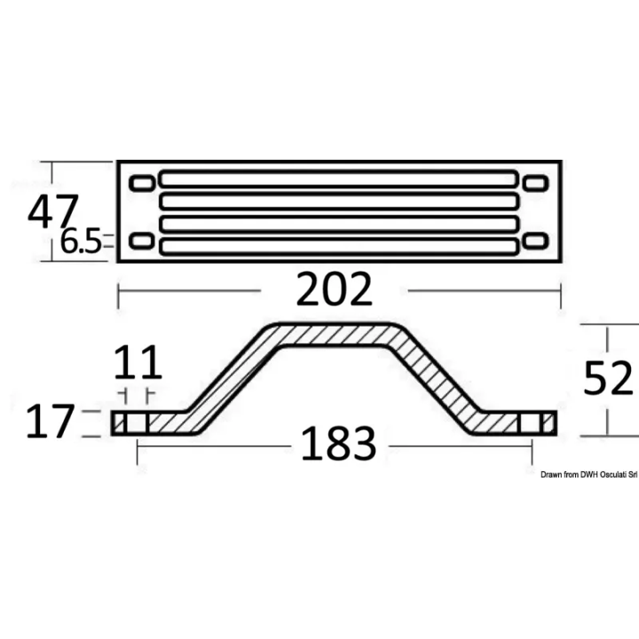 Anode magnésium pour Yamaha