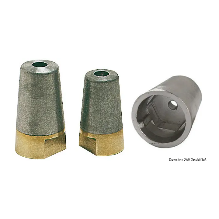Anode aluminium pour axe
