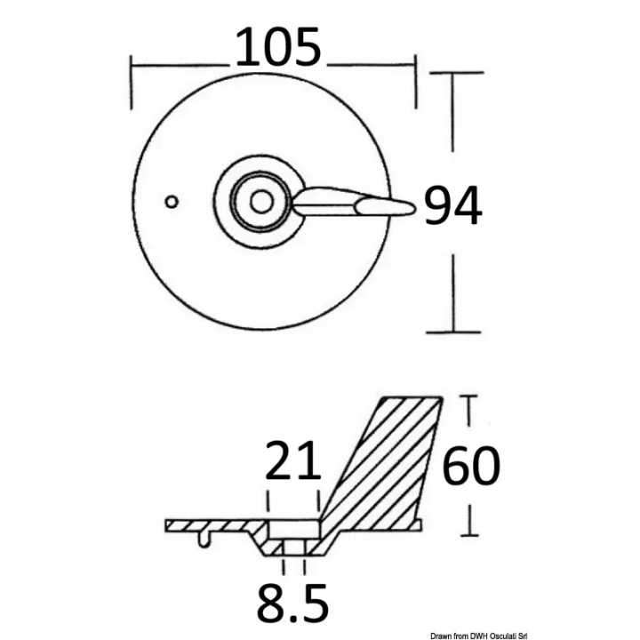 Queue carpe magnésium Honda