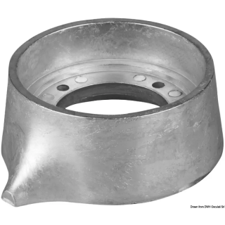 Anode collier magnésium pour Sail Drive Ø 105 mm