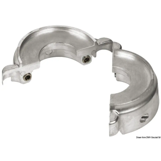 Anode collier magnésium Volvo Ø 107 mm