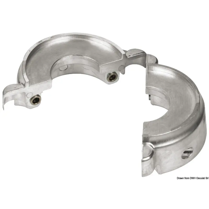Anode collier magnésium Volvo Ø 107 mm