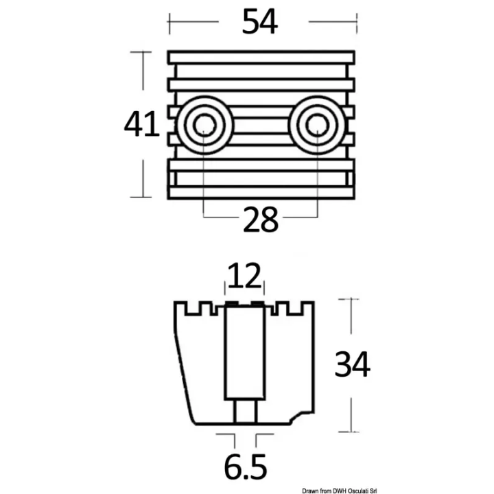 Anode pied magnésium Volvo DPX