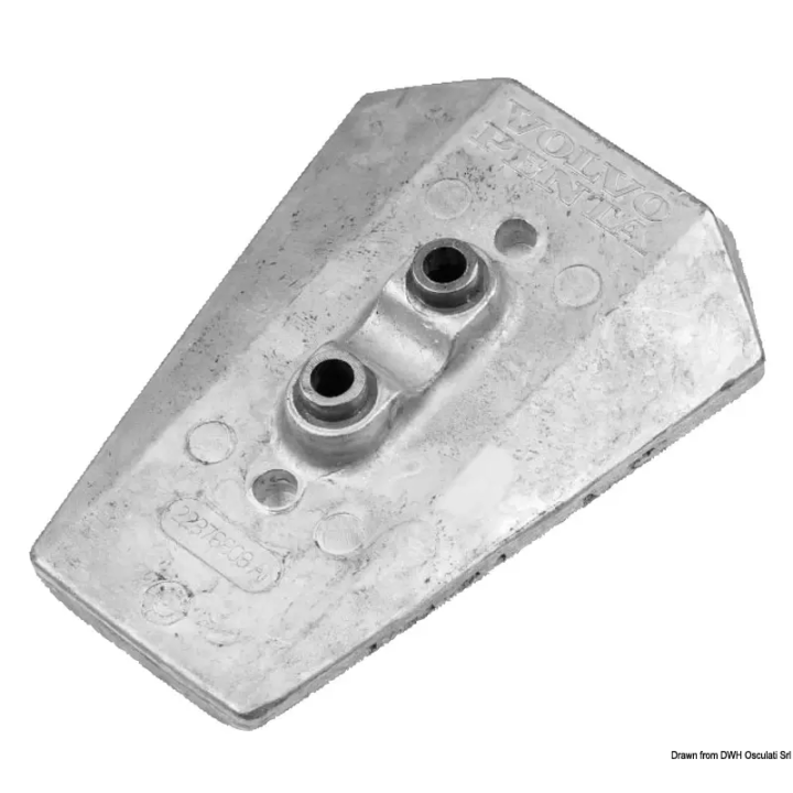 Anode pied aluminium Volvo DPI