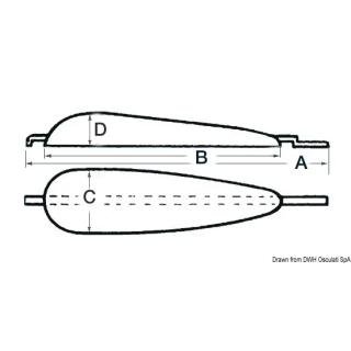 Anode à souder aluminium 5000 g