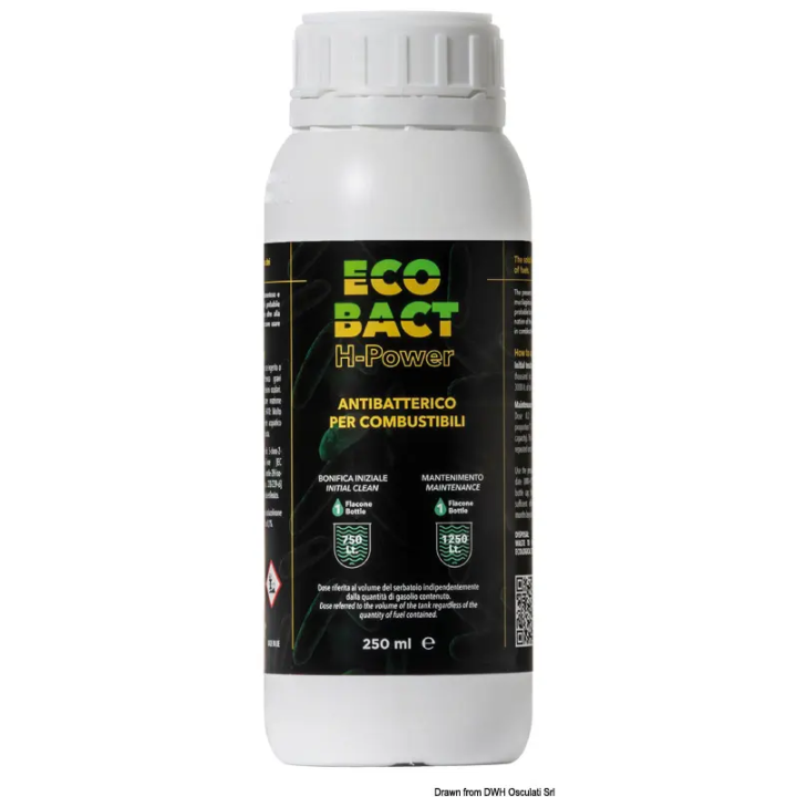 Bactéricide pour gasoil ECO-BACT H-Power 250 ml