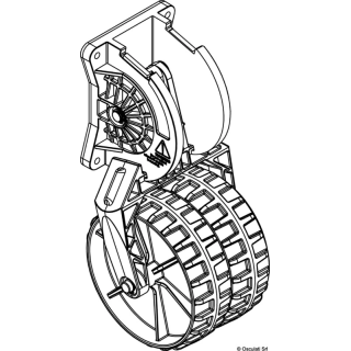 Roues halage pour annexes 164x334 mm