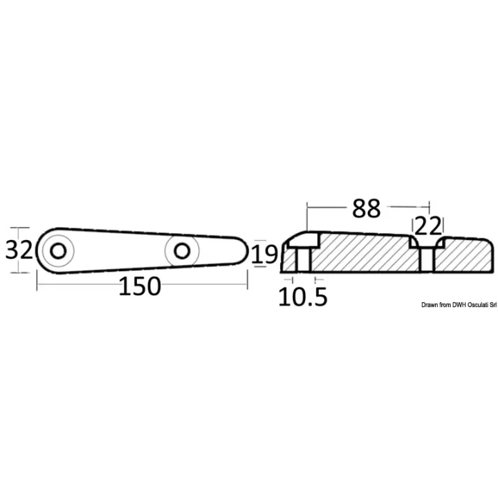 Anode aluminium pour transmission