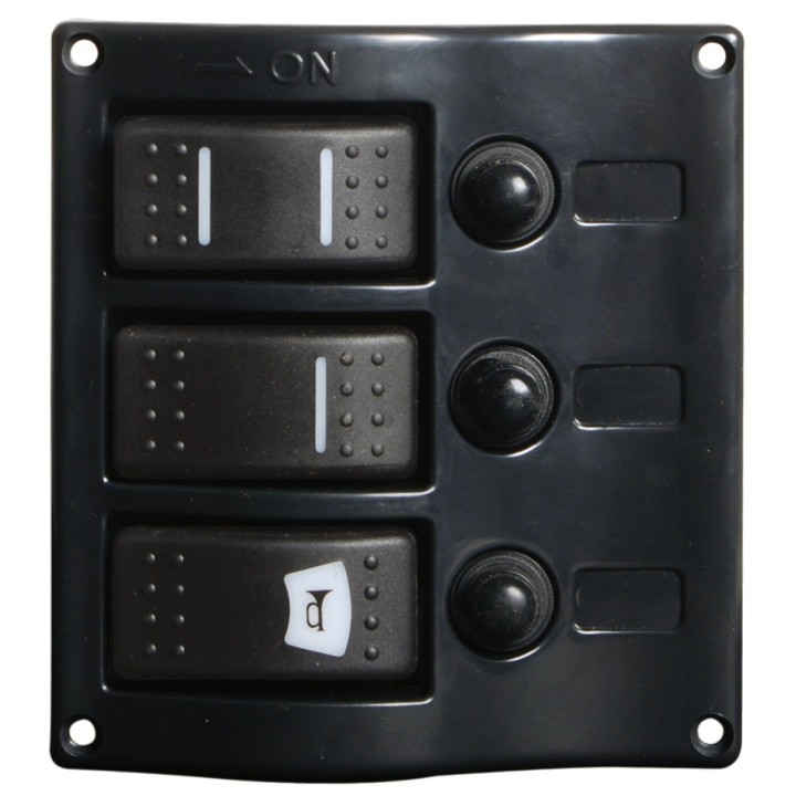  TABLEAU ÉLECTRIQUE À INTERRUPTEURS CARÉNÉS