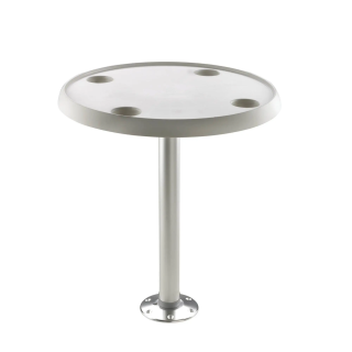 TABLE RONDE 60CM HT FIXE 68CM