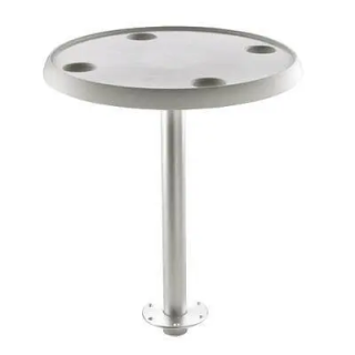 TABLE OVALE 76 X 45 CM PIED AMOVIBLE, HA