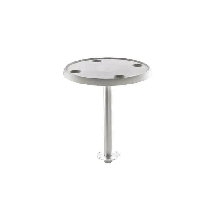TABLE OVALE 76 X 45 CM PIED AMOVIBLE, HA