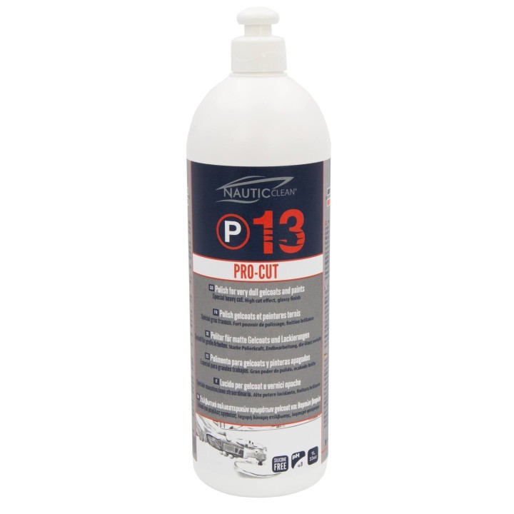 Nautic Clean 13 Polish gelcoat et peinture pro-cut 1L