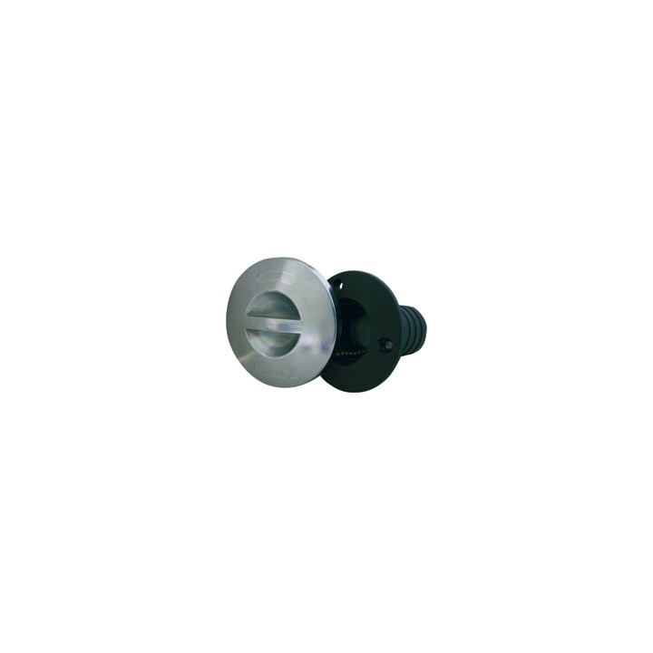 Nable plastique noir avec bouchon chromé ø 38mm