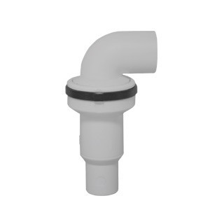 Clapet de non retour embout de sortie 25mm, coudé 90°