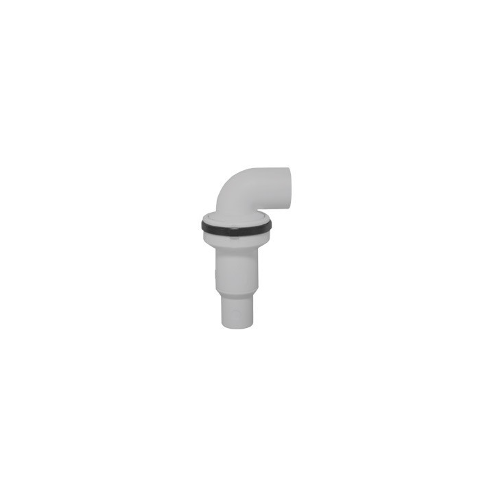 Clapet de non retour embout de sortie 25mm, coudé 90°