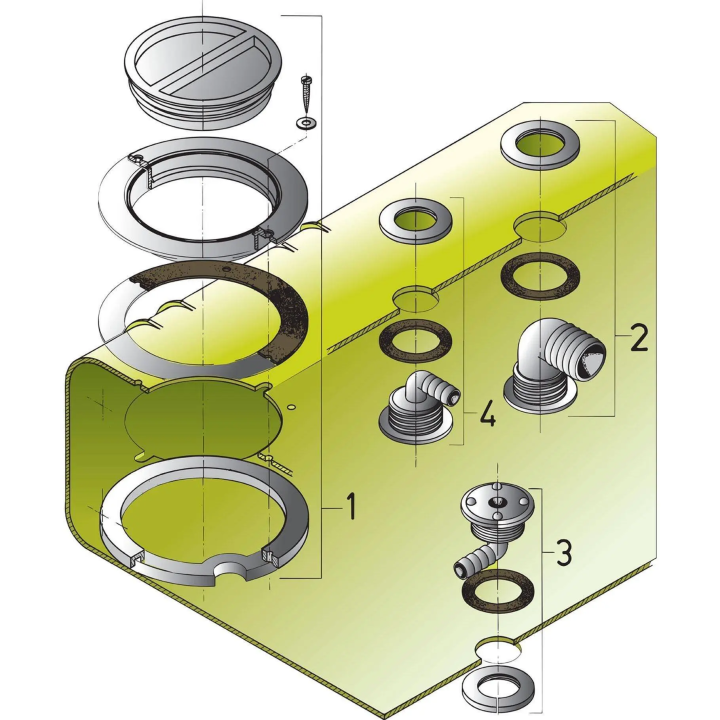 KIT DE CONNEXION POUR RESERVOI