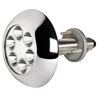 Projecteur sous-marine avec 6 LED blanc avec goujons
