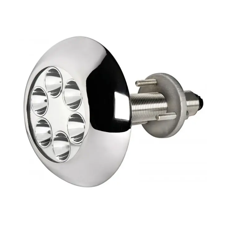 Projecteur sous-marine avec 6 LED blanc avec goujons