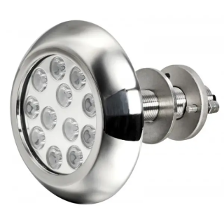 Projecteur sous-marine avec 12 LED blanc avec goujons