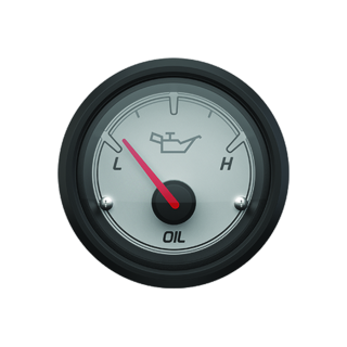 Indicateur de pression d'huile 0-80 psi