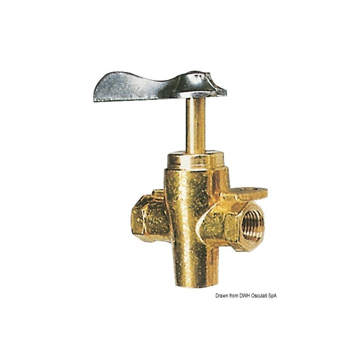 Embout 3/8" x 12 mm pour Robinet carburant 3 voies 3/8"