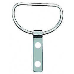 Anneau inox avec support