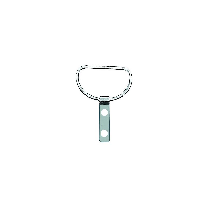 Anneau inox avec support