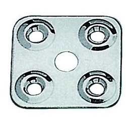 Plaque de fixation inox 
