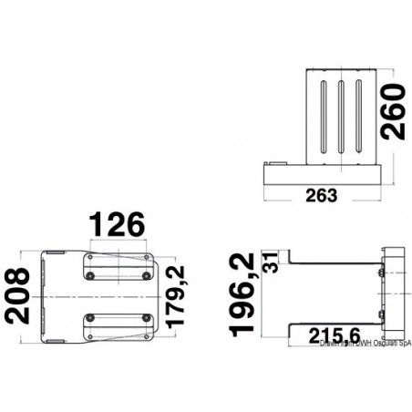  Support moteur Heavy duty 