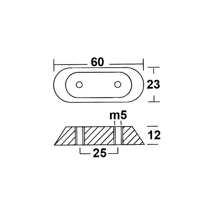  Anode plaque hors bord  