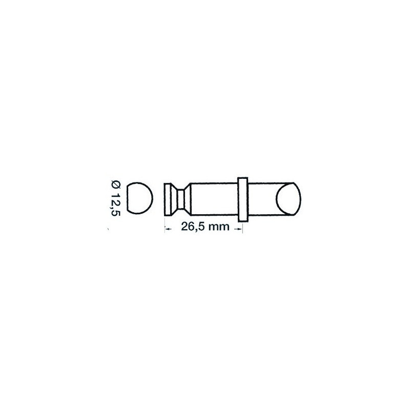  Dame de nage plastique/laiton 