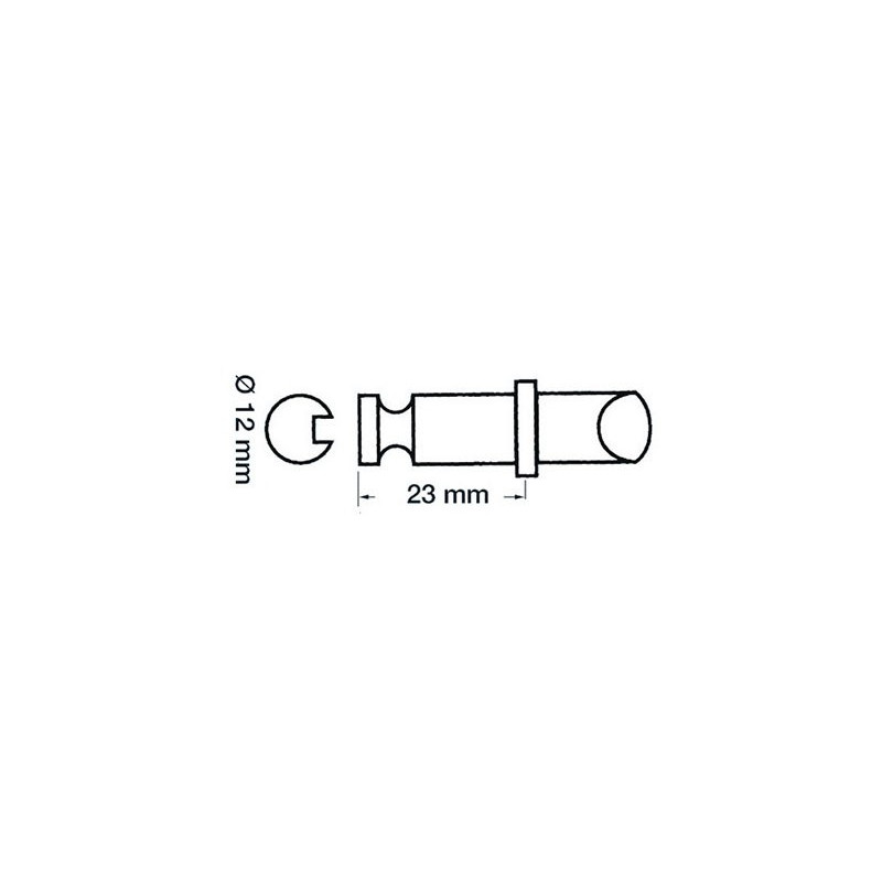  Dame de nage plastique/laiton 