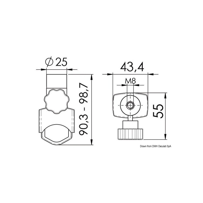  Base pour projecteurs 