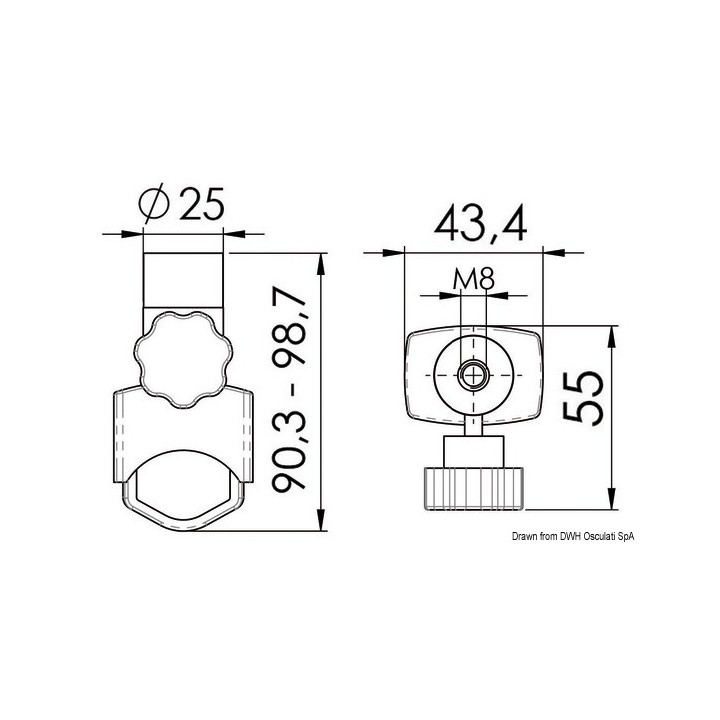  Base pour projecteurs 