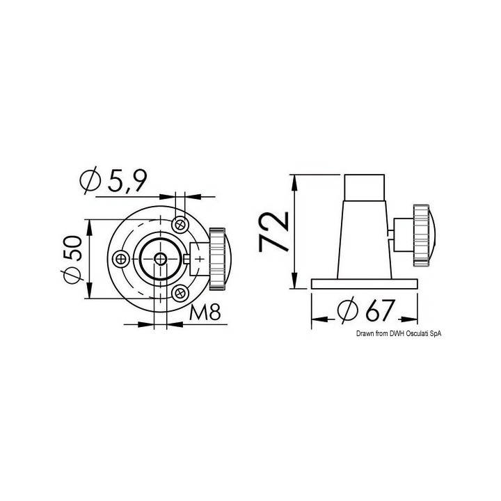  Base pour projecteurs 