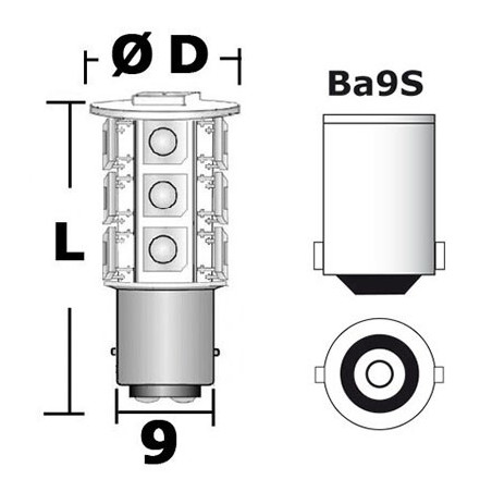  Ampoule LED pour feux 