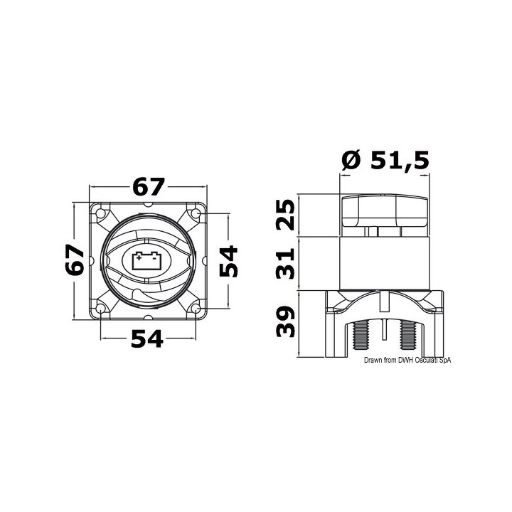  Coupe-batterie commanda à distance 