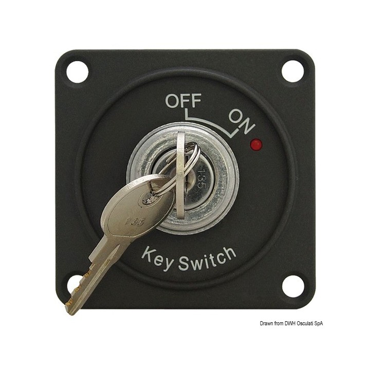  Clé on/off pour coupe-batterie 