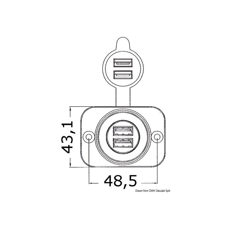  Prie allume-cigare / USB 