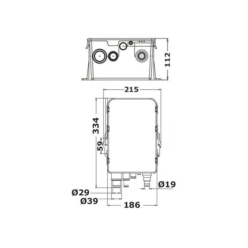  Collecteur d'eaux usées 