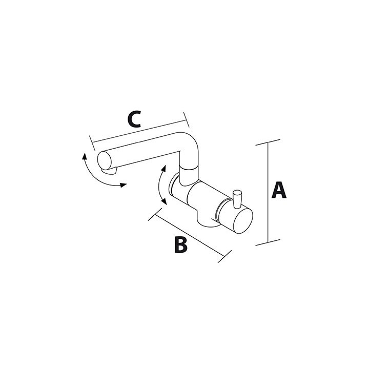  Mélangeur à double articulation 