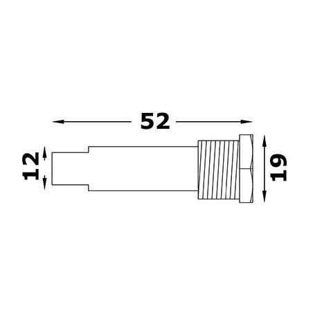  Anode intra-hors-bords avec bouchon 