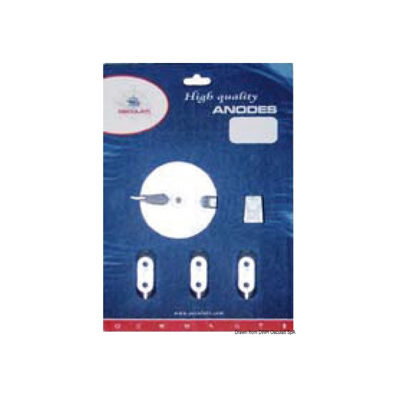  Kit anodes Yamaha 40/60 HP 