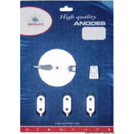  Kit anodes Yamaha 40/60 HP 