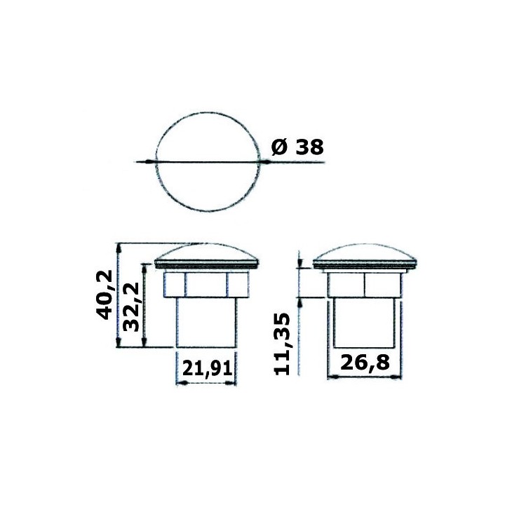 Lumière de courtoisie support transparent 