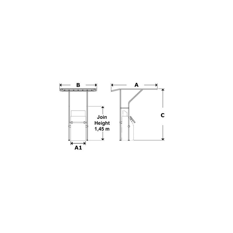  T- TOP alliage léger 